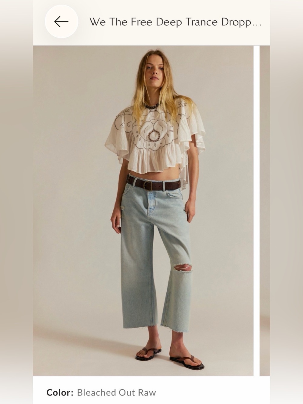We the free deep trance Straight-Leg Jeans
